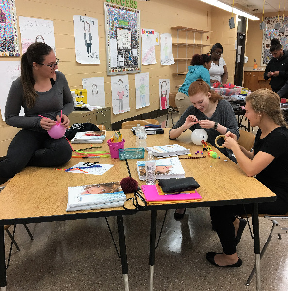 Cosmetology Students